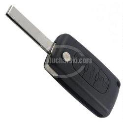 CITROEN КОРПУС ЗА КЛЮЧ С 3 БУТОНА БЕЗ КЛИПС HU83