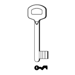 Метал новия модел ключ №1